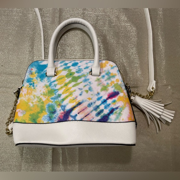 EUC Madden girl tie dye and white handbag/crossbody bag - Picture 3 of 5